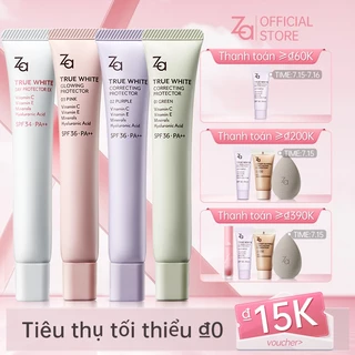 Kem Lót Chống Nắng Dưỡng Ẩm Nâng Cấp Tông Màu Da 35G ZA SPF36 / 34 PA + +