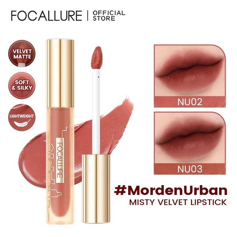 Focallure #Son Môi MordenUrban Mềm Mượt Dưỡng Ẩm Lâu Trôi Chất Lượng Cao