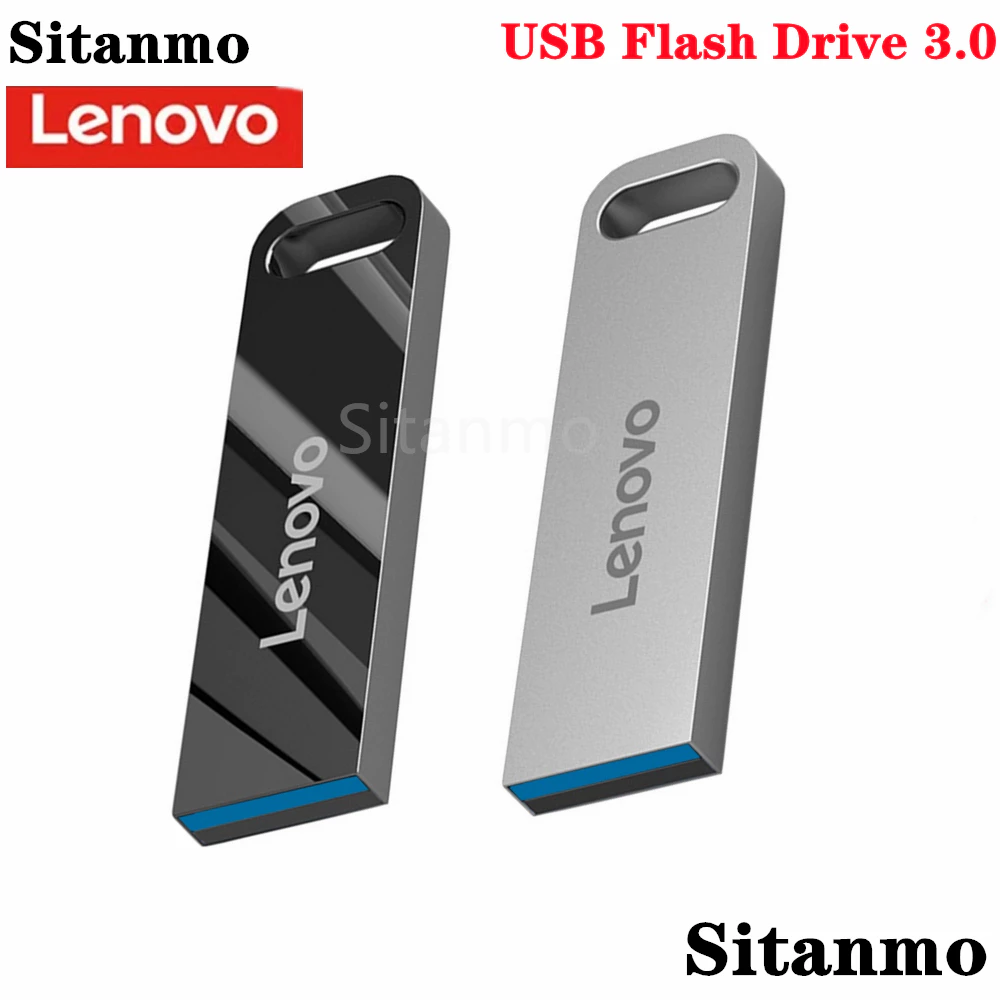 Lenovo USB 3.0 128GB 1TB 2TB 8GB 16GB 32GB 64GB kim loại Pendrive 1GB 8GB nước bảo vệ ổ đĩa flash USB