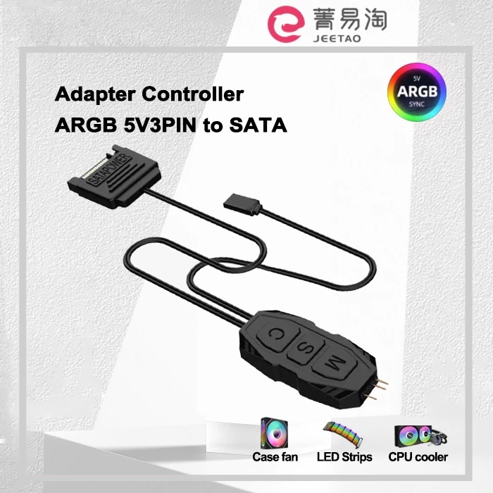 Bộ Điều Khiển Nguồn SATA 5V ARGB 3RGB 5V Dành Cho Máy Tính Để Bàn