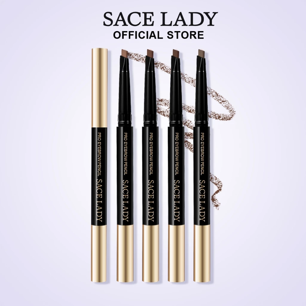 Chì Kẻ Chân Mày SACE LADY Thiết Kế Hai Dầu Lâu Trôi Chuyên Dụng 0.33g