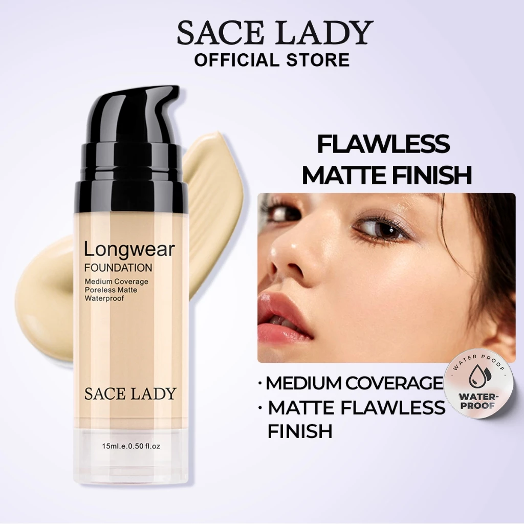 Kem Nền SACE LADY Dạng Lỏng Dung Tích Kết Thúc Mờ 15ml