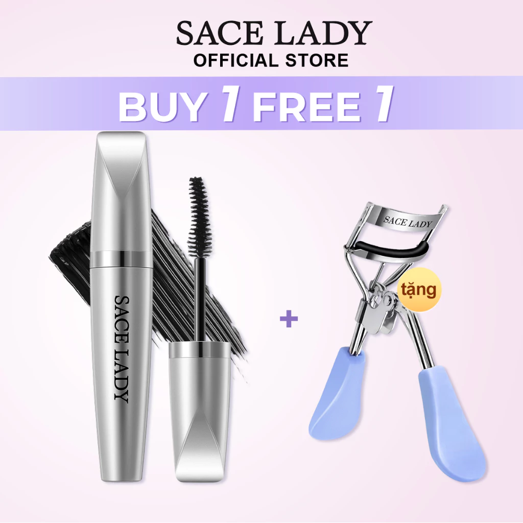 Mascara SACE LADY Chống Thấm Nước Lâu Dài Chống Lem Khối Lượng Trang Điểm Mắt Cong