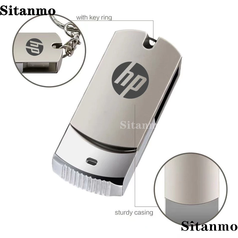 Spots Stocks 2TB Pendrive Tốc Độ Cao Chống Nước HP USB Stick 4GB 8GB 1TB 128GB 64GB USB Flash Drive