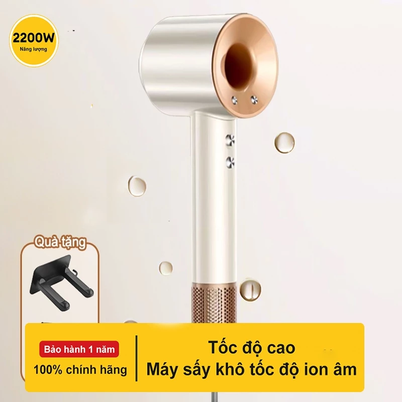 Máy sấy tóc ion âm Mousen, máy sấy tóc không cánh động cơ không chổi than