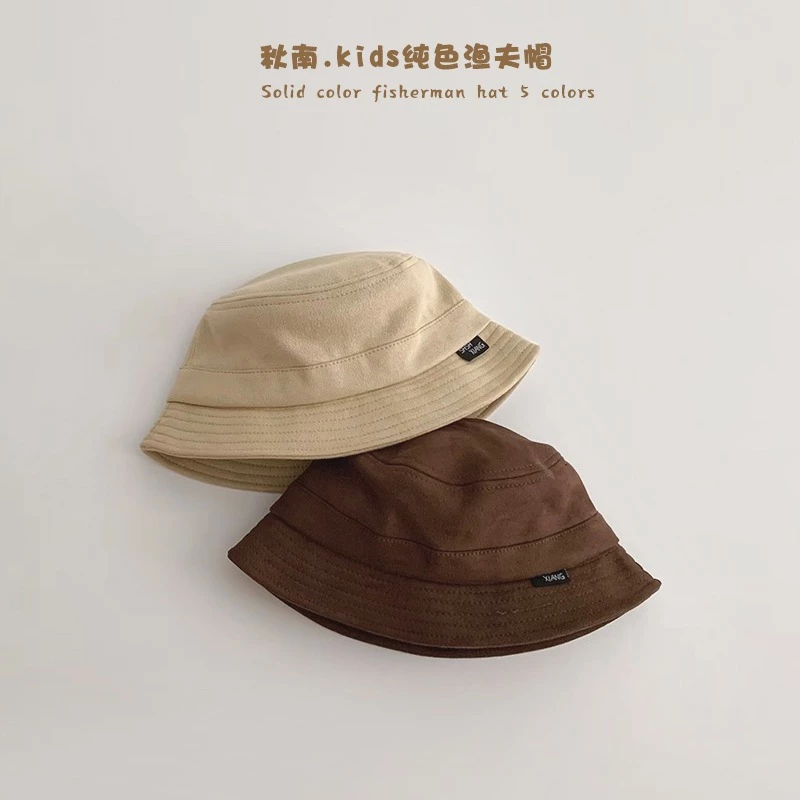 Mùa Thu Nam Nhật Bản Trẻ Em Nón Xô Cho Bé Mùa Xuân Thu Thường Ngày Mỏng Phong Cách Bé Trai Bé Gái Tất Cả Trận Đấu Mũ Che Nắng
