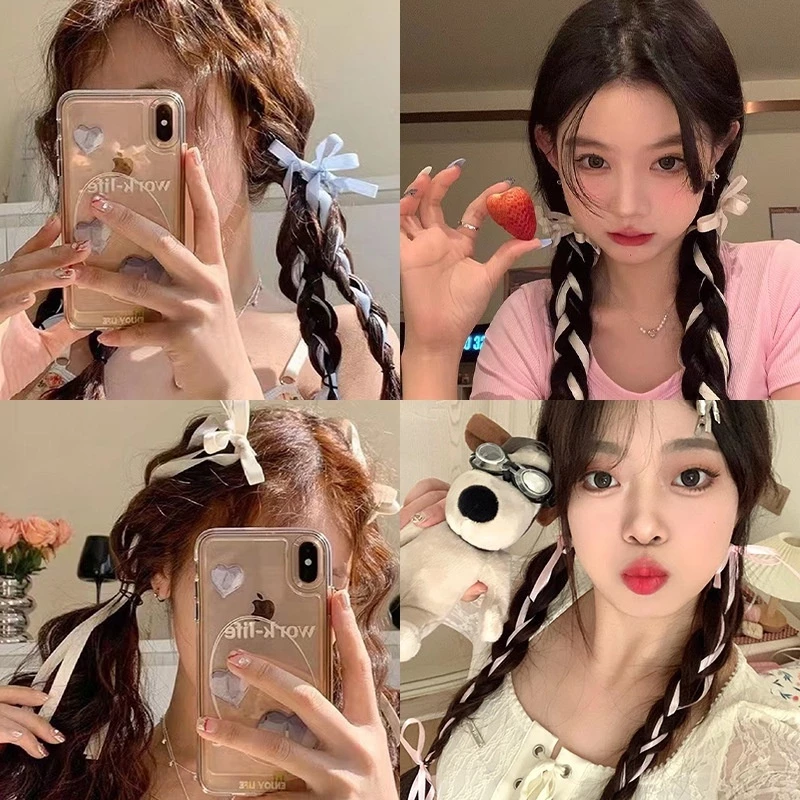 💕Dy💕Kẹp Tóc Ruy Băng Nơ Ruy Băng Công Chúa Cá Tính Hàn Quốc  y2k Phù Hợp Cho Học Sinh Nữ