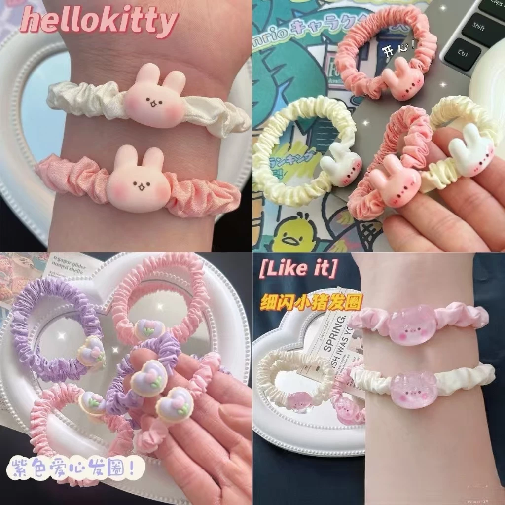 💕Dy💕Scrunchies dây cột tóc cô gái nhỏ xinh xắn