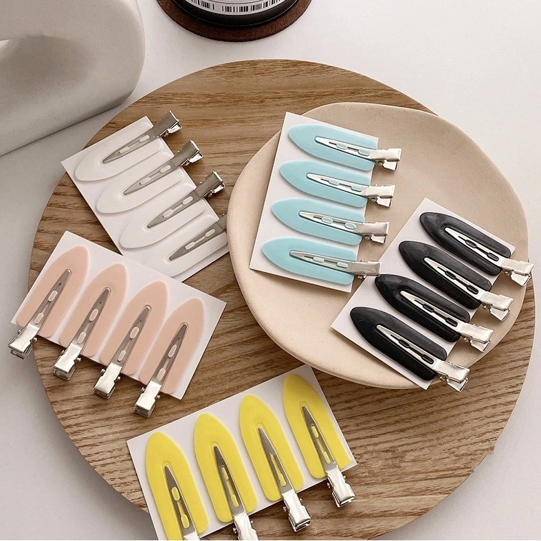 💕Dy💕Phụ kiện tóc phong cách Hàn Quốc Trang điểm bên hông Kẹp tóc liền mạch cho bé gái