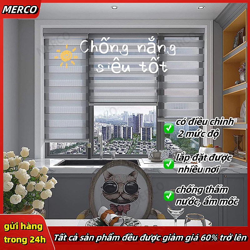 Rèm Cửa Rèm Cửa Sổ Chống Nắng Rèm Phong Cách Hiện Dại 98% Rèm Cửa Sổ Phòng Ngủ