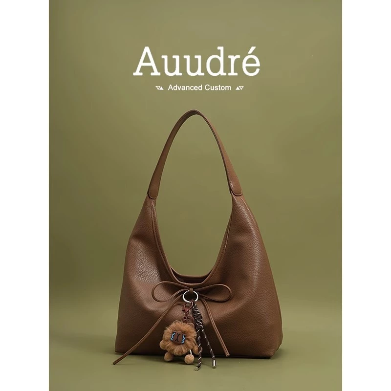 Auudre Bề Mặt Mềm Túi Dung Tích Lớn Nữ 2025 Phong Cách Mới Xuân Hè Túi Tote Một Vai