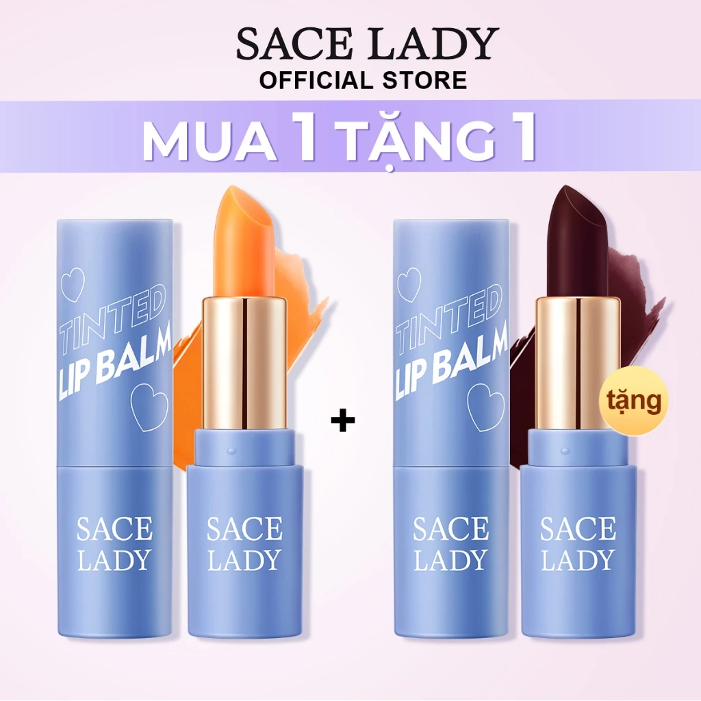 Son Môi SACE LADY Tự Nhiên Lên Màu Chuẩn Màu Môi Dưỡng Am 3.5g