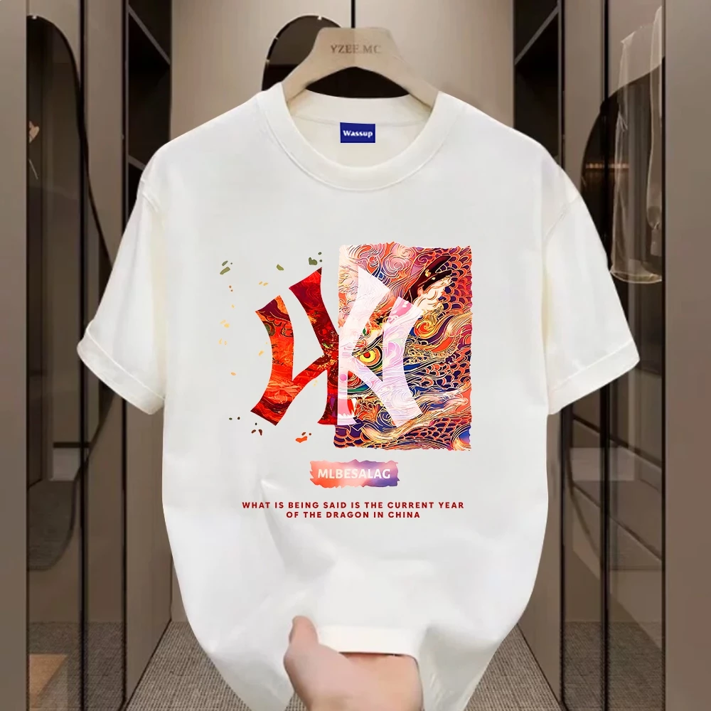 ✨Hàng có sẵn✨WASSUP Outlet Mall-Áo thun nam mới! cotton, thời trang, Unisex
