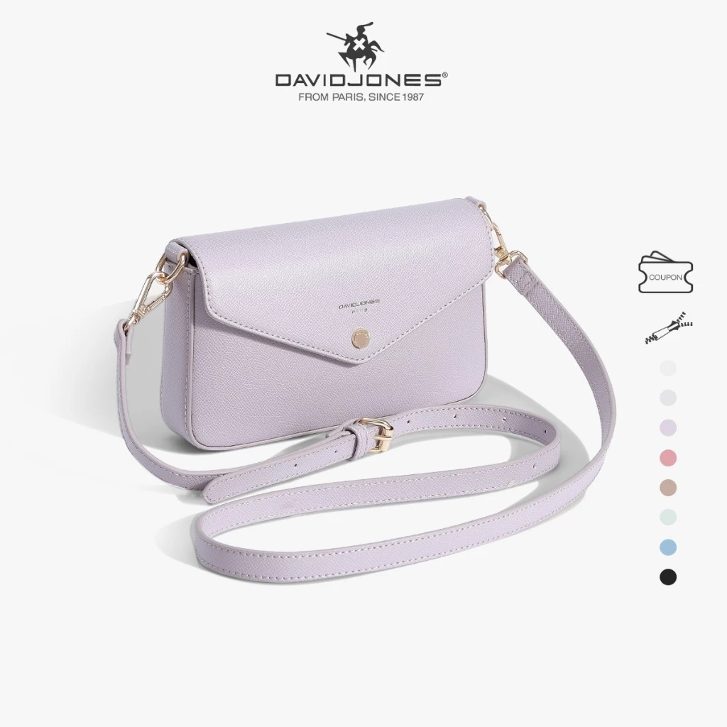 Túi đeo chéo DAVID JONES paris mới cho nữ