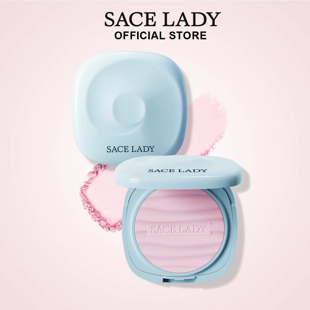 Phấn Phủ SACE LADY Trang Điểm Ép Kiểm Soát Dầu Làm Mờ lì Làm Sáng Khuôn Mặt Của Bạn Trang điểm Mặt