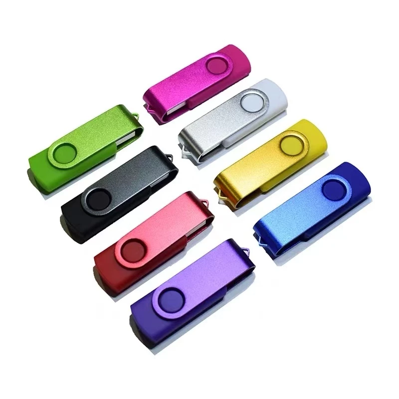 Ổ Đĩa Flash USB Dung Tích Lớn 4GB 8GB 16GB 32GB 64GB 128GB Tốc Độ Cao 2.0 Kim Loại Di Động Nhiều Màu Quà Tặng