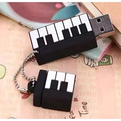 Ổ đĩa Flash USB hoạt hình 1GB 2GB 4GB 8GB 16GB 32GB 64GB 128GB 1TB Piano Bộ nhớ sáng tạo