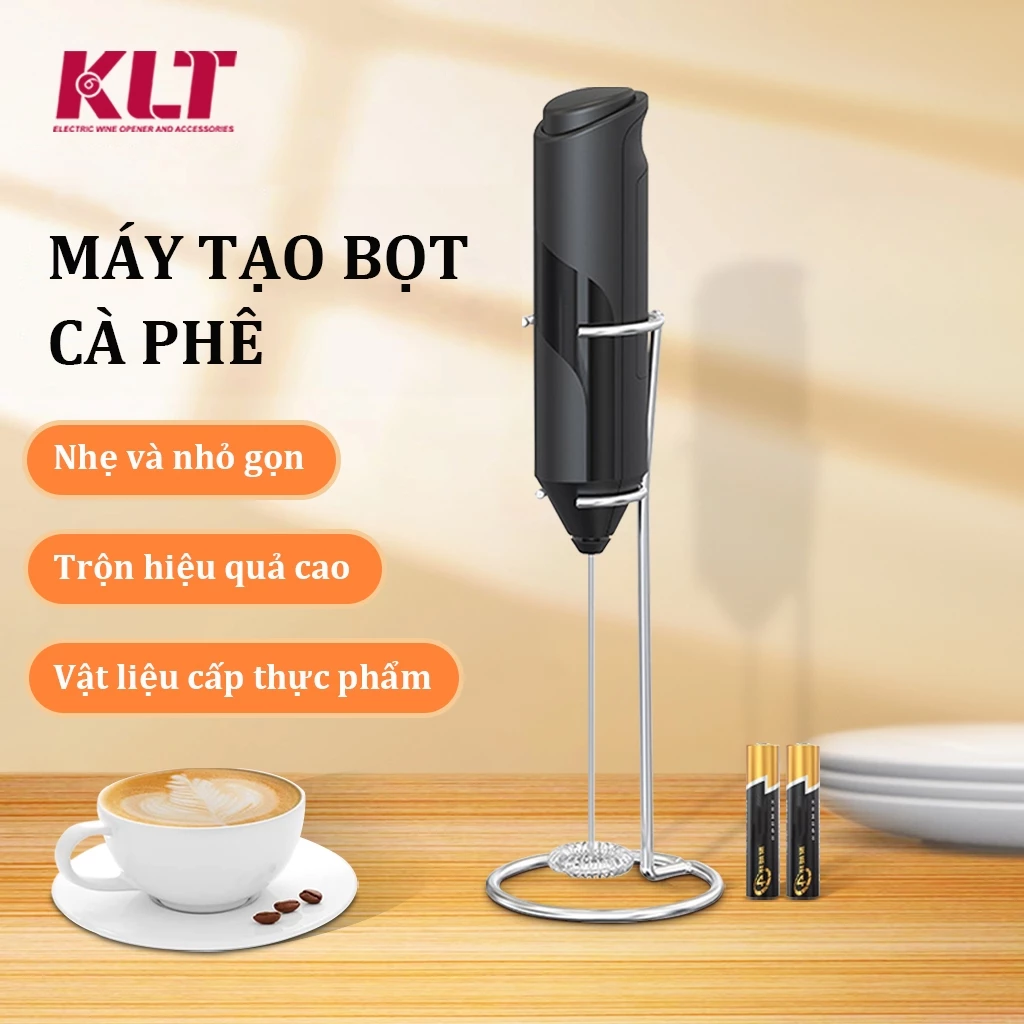 Máy tạo bọt cà phê CLITON,Nhận pin miễn phí, Máy tạo bọt sữa điện, Máy đánh bọt cà phê cầm tay