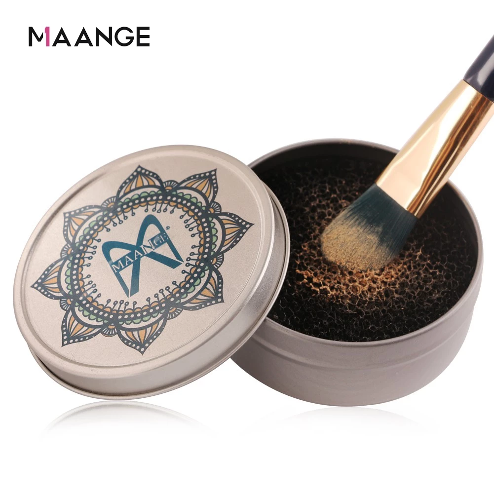 Mút Vệ Sinh Cọ Trang Điểm MAANGE Chống Bám Bẩn Tiện Dụng 5413