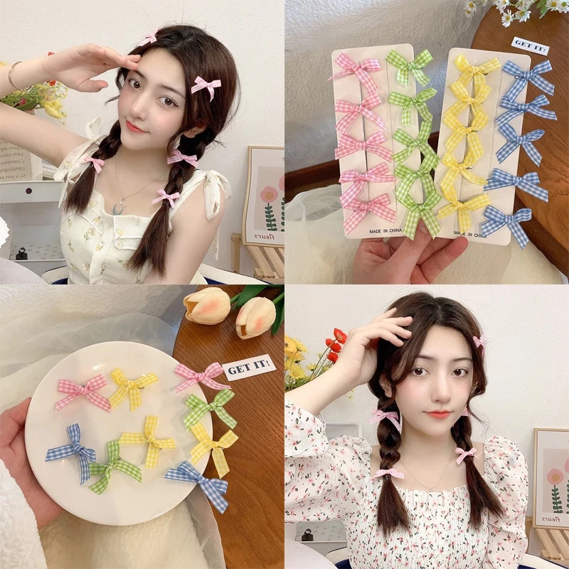 💕Dreamy💕1 Kẹp Tóc Nơ Nghệ Thuật Bằng Tay Hàn Quốc Cho Nữ