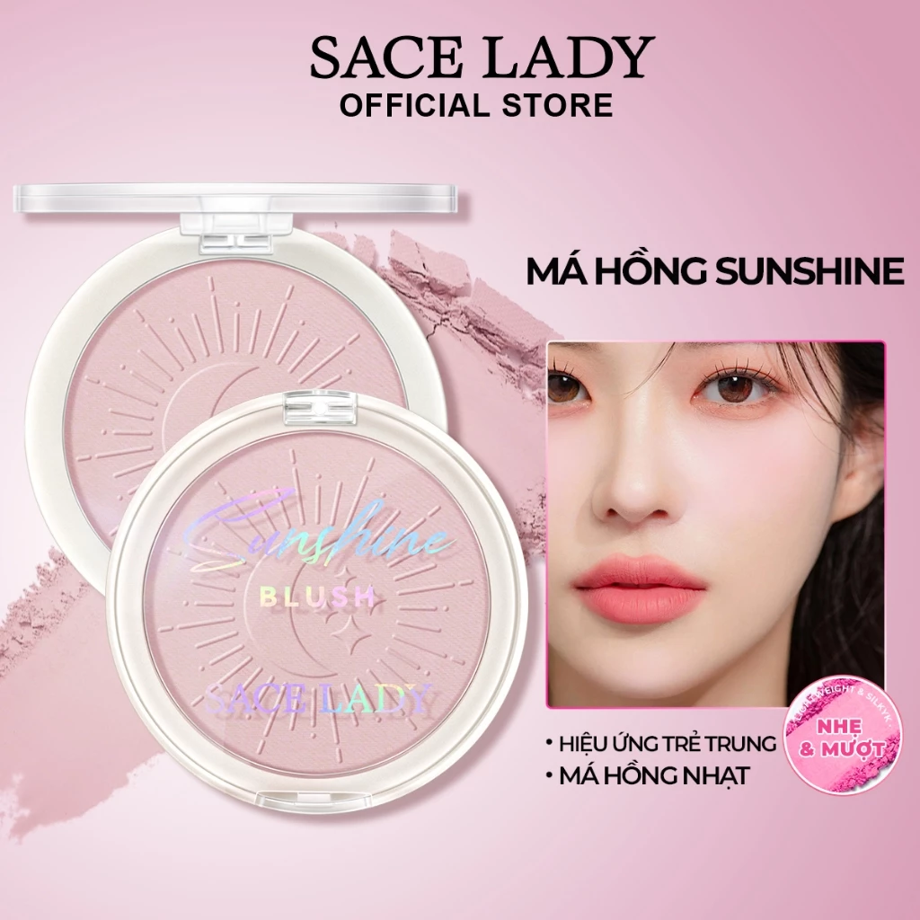Phấn má hồng SACE LADY trang điểm lâu trôi chất lượng