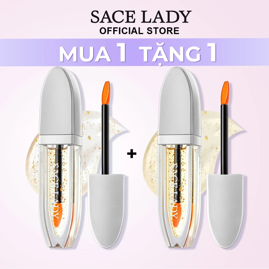 Son Bóng SACE LADY Bền Vững Chống Thấm Nước Lip Đổi Màu Môi Trang Điểm
