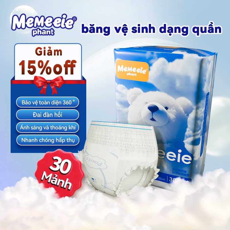 30 Miếng Băng Vệ Sinh Dạng Quần Siêu Thấm Hút , mềm mại, thấm hút, thoải mái…