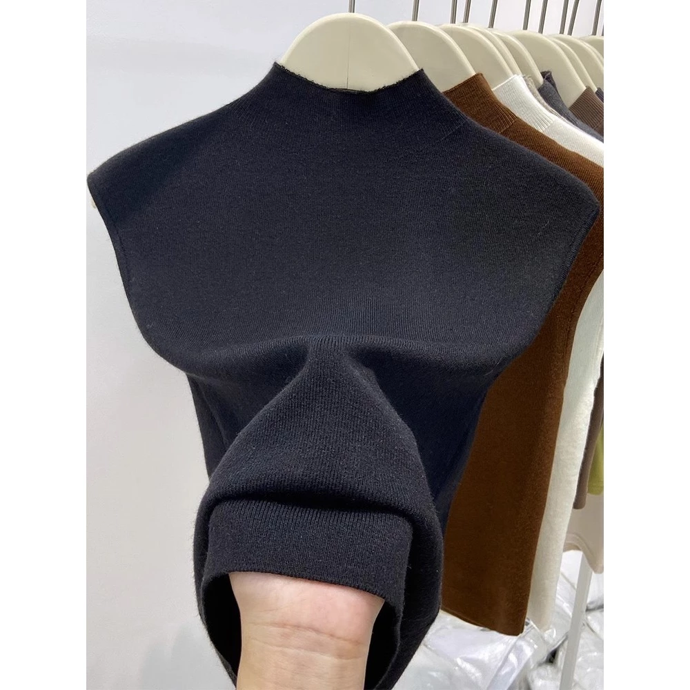 YAYUAN Sling Vest nữ ngắn áo lót màu đen