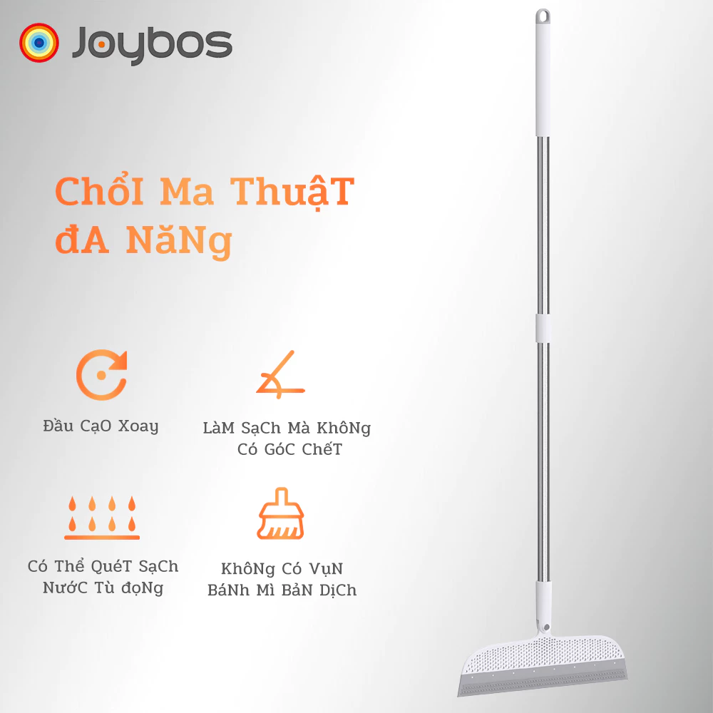 Joybos Chổi gia đình có thể loại bỏ vết nước và bụi bẩn, chỉ cần rửa qua là sạch, tiện lợi và nhanh
