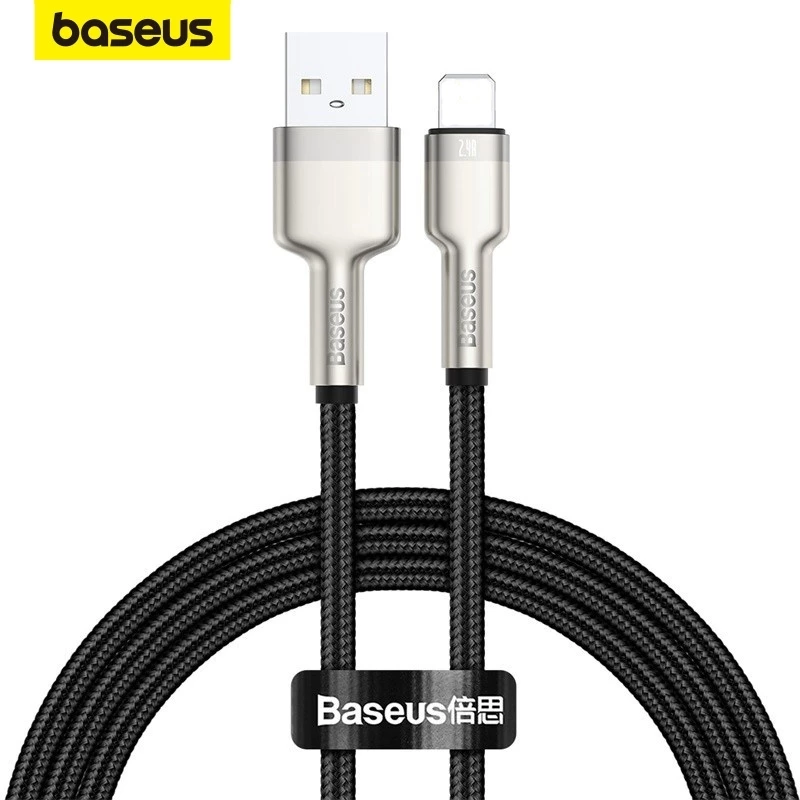 Dây Cáp Sạc Nhanh Baseus Cho Phone/Ipad Từ Đầu USB Sang 2.4A