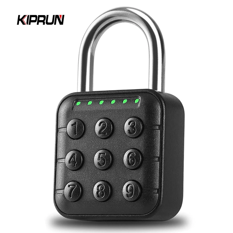 Khóa kết hợp KIPRUN, Khóa kết hợp không cần chìa khóa, mã thông minh chống nước 6 chữ số, kỹ thuật số mã mật khẩu hợp kim kẽm, dành cho tủ học tập thể dục, hàng rào, vali, hành lý