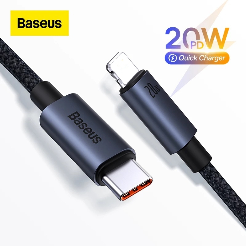Dây cáp sạc nhanh BASEUS PD 20W USB-C thích hợp cho Phone
