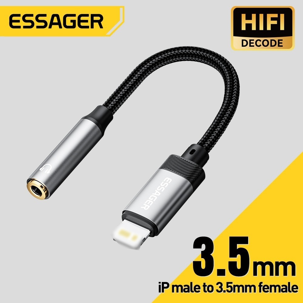 Essager Cáp Chuyển Đổi Âm Thanh 3.5 Mm USB C / L Sang 3.5 Giắc Cắm Tai Nghe…