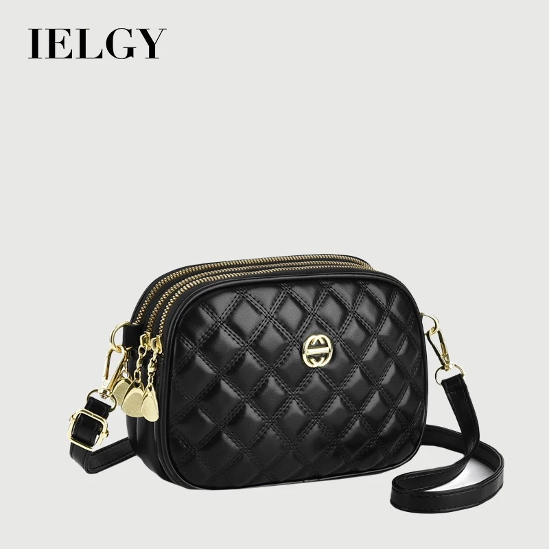 IELGY Nữ Kim Cương Đen Phù Hợp Với Túi Đi Chơi Đi Làm Thời Trang Đơn Giản