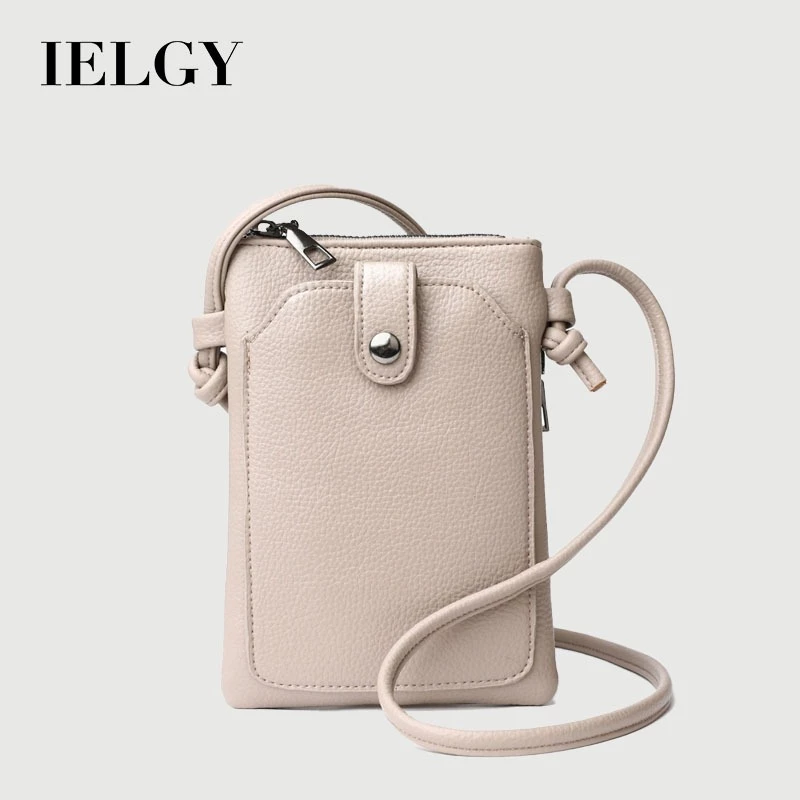 IELGY Màu Trơn Phong Cách Đơn Giản Di Động Túi Điện Thoại Di Động Xu Hướng Thời Trang Mini Nhỏ Phù Hợp Với Túi Đeo Ngang