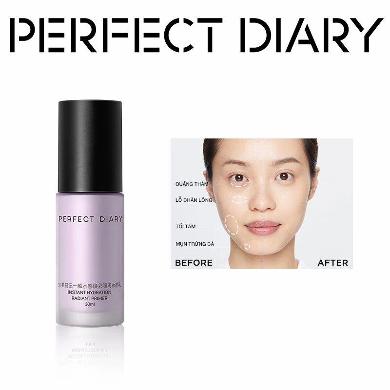[NEW ARRIVAL] Kem lót PERFECT DIARY Giữ ẩm phù hợp và điều chỉnh tông màu da 30ml