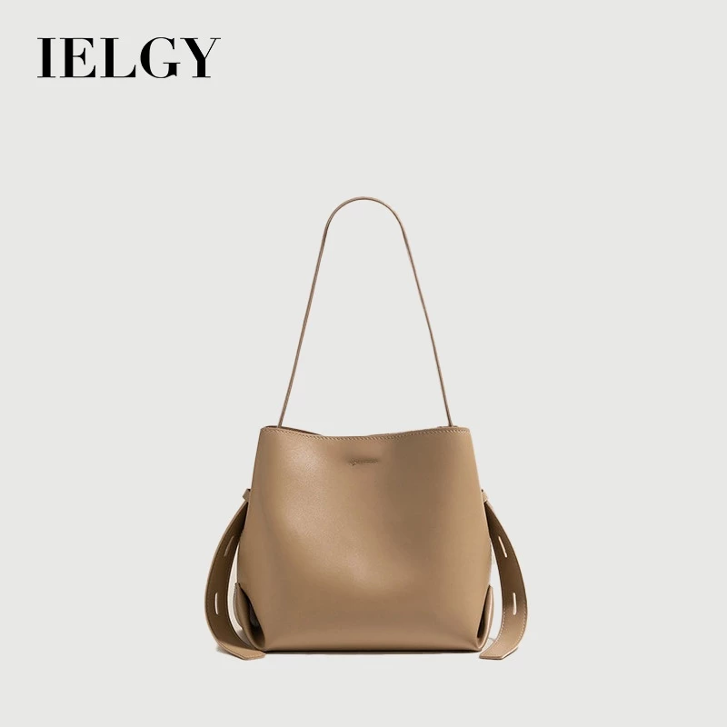 IELGY Phiên bản Hàn Quốc Đơn giản Dung tích lớn Túi đeo vai Messenger Túi đi lại