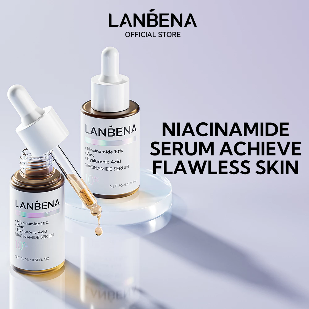 LANBENA Tinh Chất Làm Trắng Serum Niacinamide  (15ml/30ml)- Làm Sáng Da Giảm Vết Thâm Và Làm Săn Chắc Da Skincare