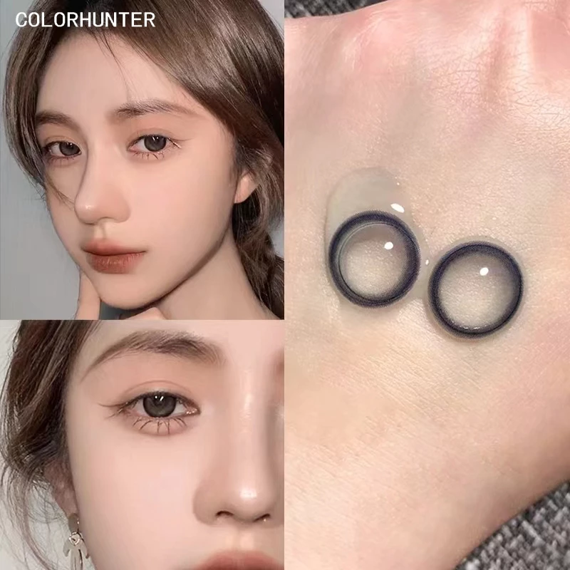 Kính áp tròng Colorhunter 50 mô hình 2 PCS Dùng 1 Năm 14.4mm-14.5mm từ 0-8 độ