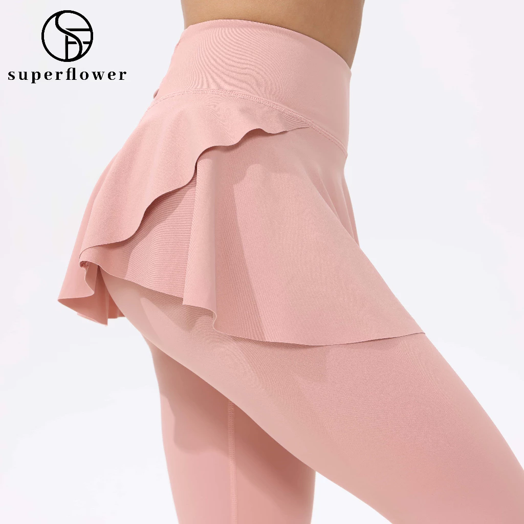 Superflower Quần Yoga Nữ Có Túi Cao Cấp Legging Thể Dục Chặt Kiểm Soát Bụng Tập Luyện