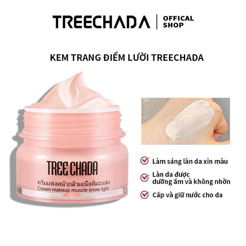 TREECHADA kem makeup thái lan chính hãng dưỡng da cao cấp hàng chính - TV53