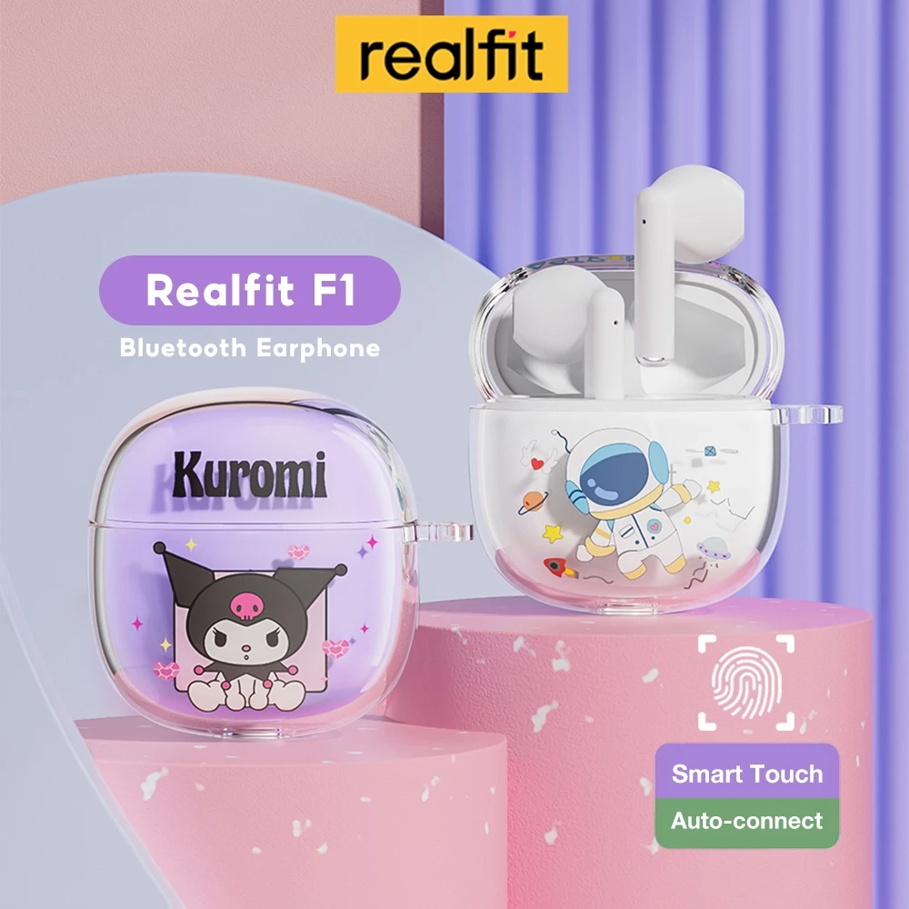 【Livestream】Tai nghe Bluetooth Realfit F1 có Mic Chất lượng âm thanh tuyệt vời Phát lại 5 giờ