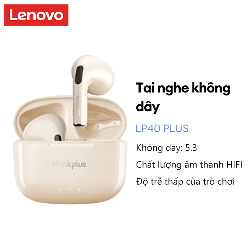 Tai nghe Bluetooth Lenovo LP40 Pro và LP40 Plus HD Stereo Chơi game có độ trễ…