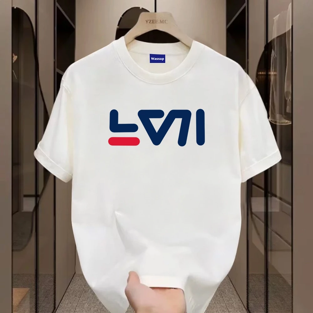 ✨Hàng có sẵn✨ WASSUP FILA-Áo thun nam mới! cotton, thời trang, Unisex