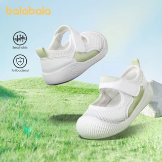 Giày Đi Bộ Cho Bé Balabala Xăng đan Trẻ Em Bé Trai Bé Gái 2024 Lưới Mùa Hè Thoáng Khí Chống Trơn Trượt.