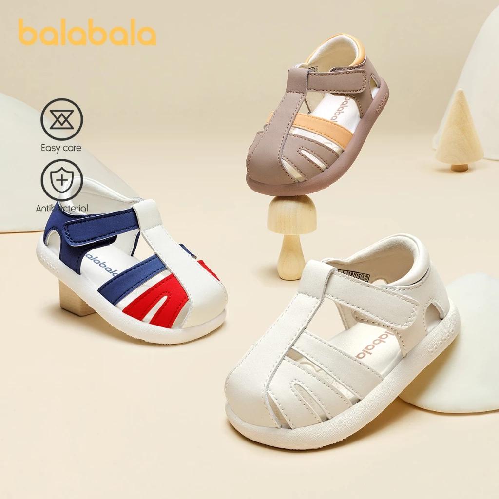 Balabala Trẻ Em Xăng đan Trẻ Em Giày Trẻ Sơ Sinh Giày Tập Đi Bé Trai Bé Gái Chống Trơn Trượt 2025 Mùa Hè Mới