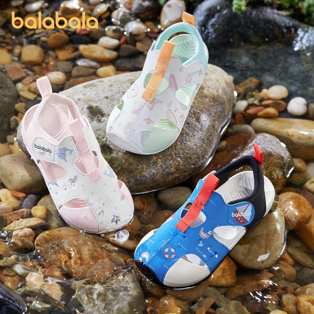 Xăng đan Thể Thao Trẻ Em bala Cho Bé Trai Và Bé Gái Thoáng Khí Mùa Hè 2025 Mới Giày Closedtoe Chống Trơn Trượt