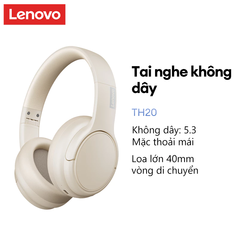 Tai Nghe Bluetooth Lenovo New TH20 Chất Lượng Cao Cho Bluetooth 5.3
