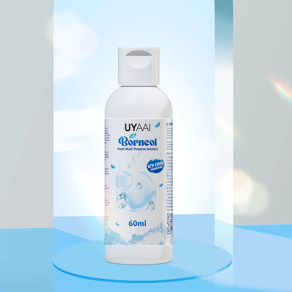 Dung dịch nước ngâm và nước nhỏ mắt UYAAI nước rửa Kính Áp tròng MCK1 dành cho lens cận, nước ngâm lens