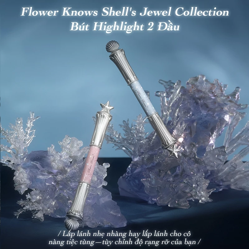 [Live] Bộ sưu tập trang sức Flower Knows Shell 's Jewel Stick nổi bật hai đầu